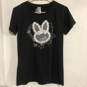 playera negra mujer