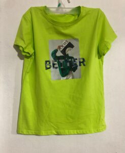 playera verde mujer