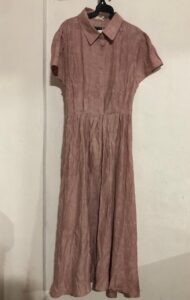 Vestido rosa palo